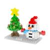 Nanoblock Christmas Snowman II 160 Pieces (PCS)