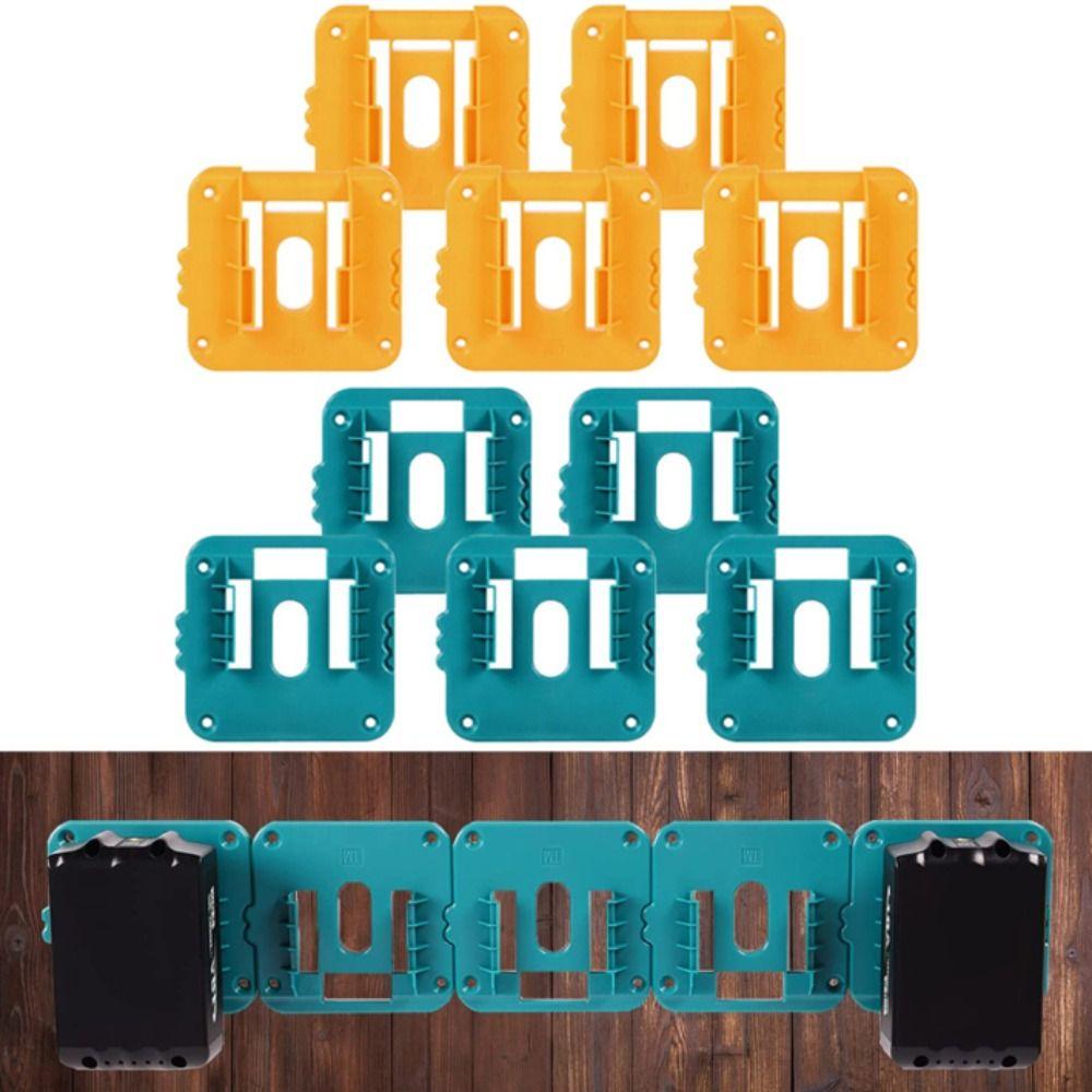 Wall-mounted Battery Base Durable Battery Base Bracket New Battery Holder Connector  for Dewalt