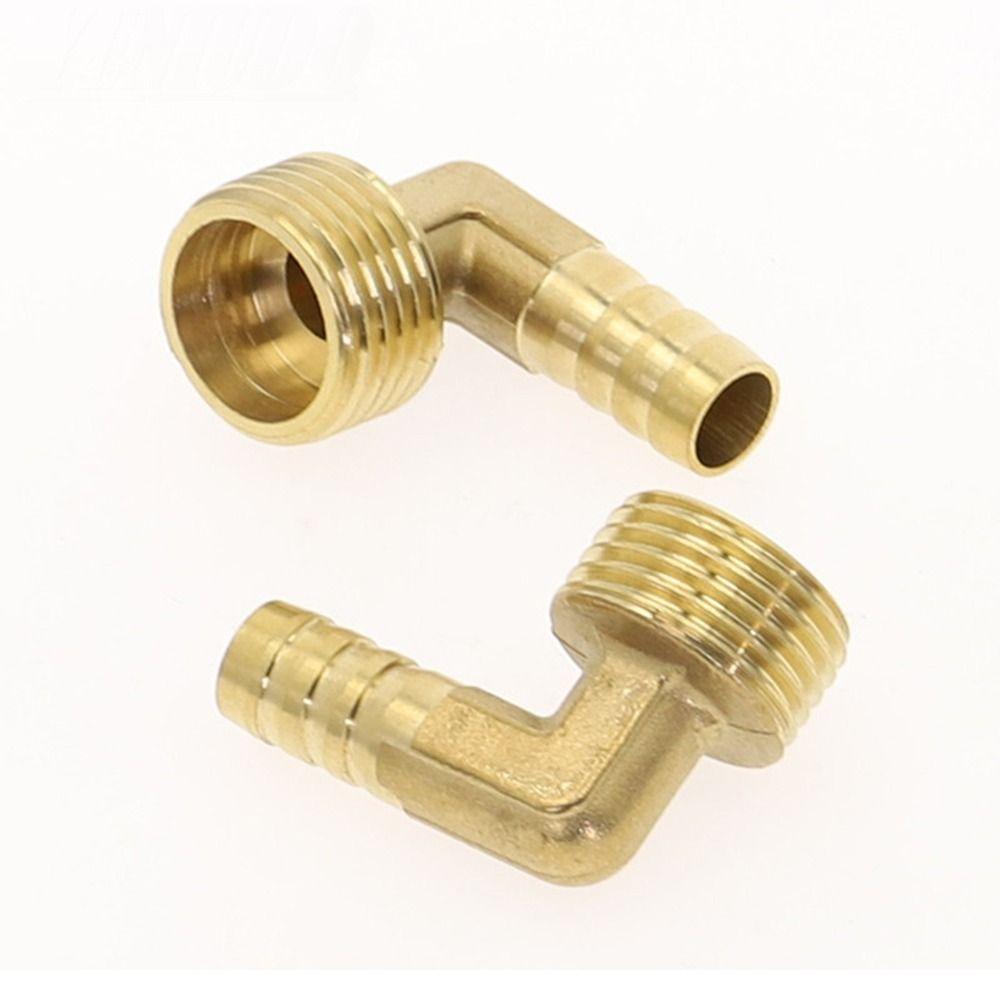 90 Degree Elbow PL Pipe Joint 1/8" 1/4" 3/8" 1/2" Coupler Connector Adapter Durable Hose Barb  Pipe