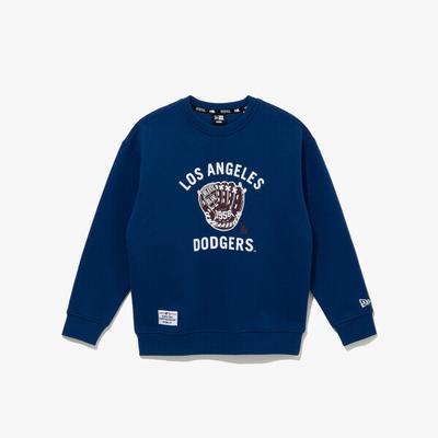 New Era Темно-синий La Dodgers Перчатка Свитшот