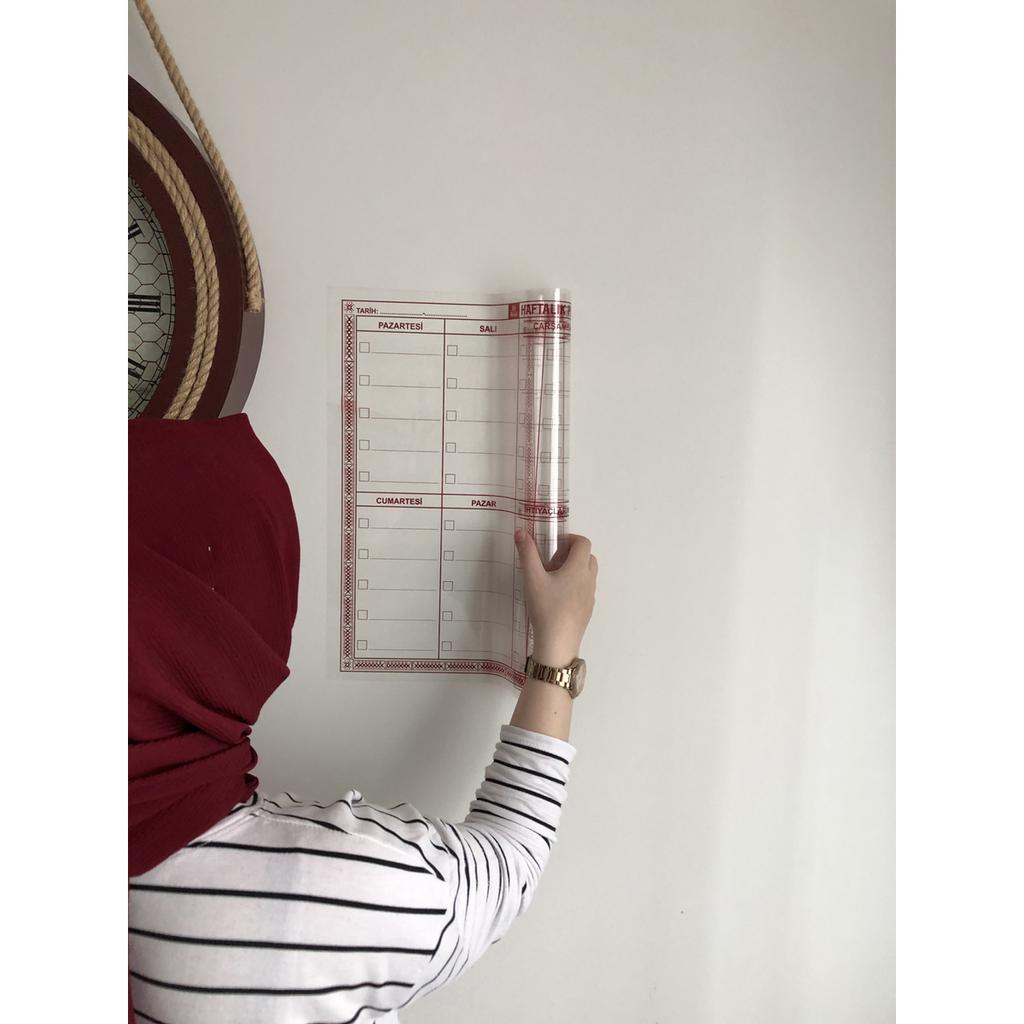 3 шт. мини-еженедельник Myweek, планировщик My Week, умная бумажная доска, ручка для доски, 40x50 см