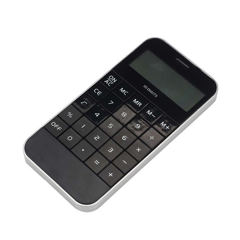 Mini School Cheap Promotional Universal Pocket Digit Calculator Electronic White Black