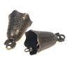 2Pcs Antique Bell China'S Mini Brass Copper Sculpture Pray Guanyin Bell