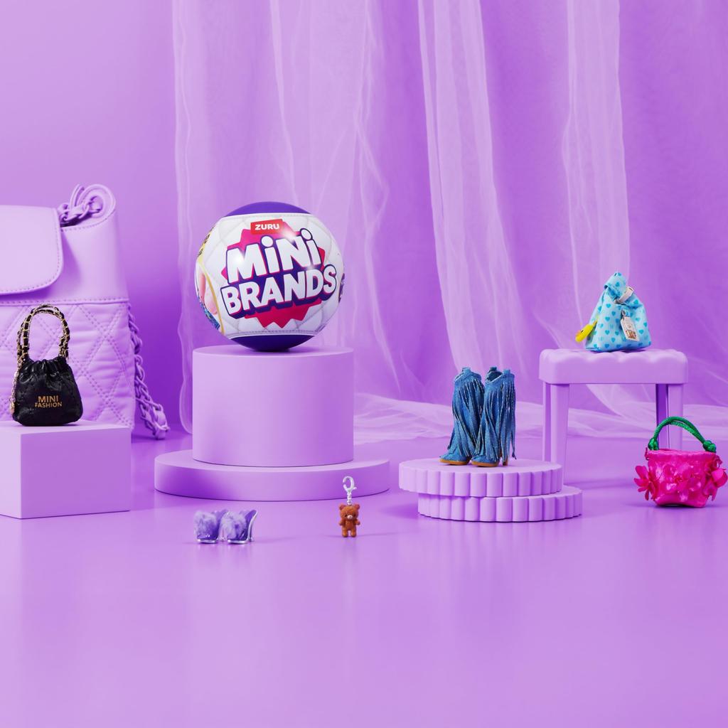 Серия мини-брендов Zuru Модная серия 4 - Коллекционная слепая коробка Капсула-сфера Модная сумка Обувь и аксессуары Детские игрушки