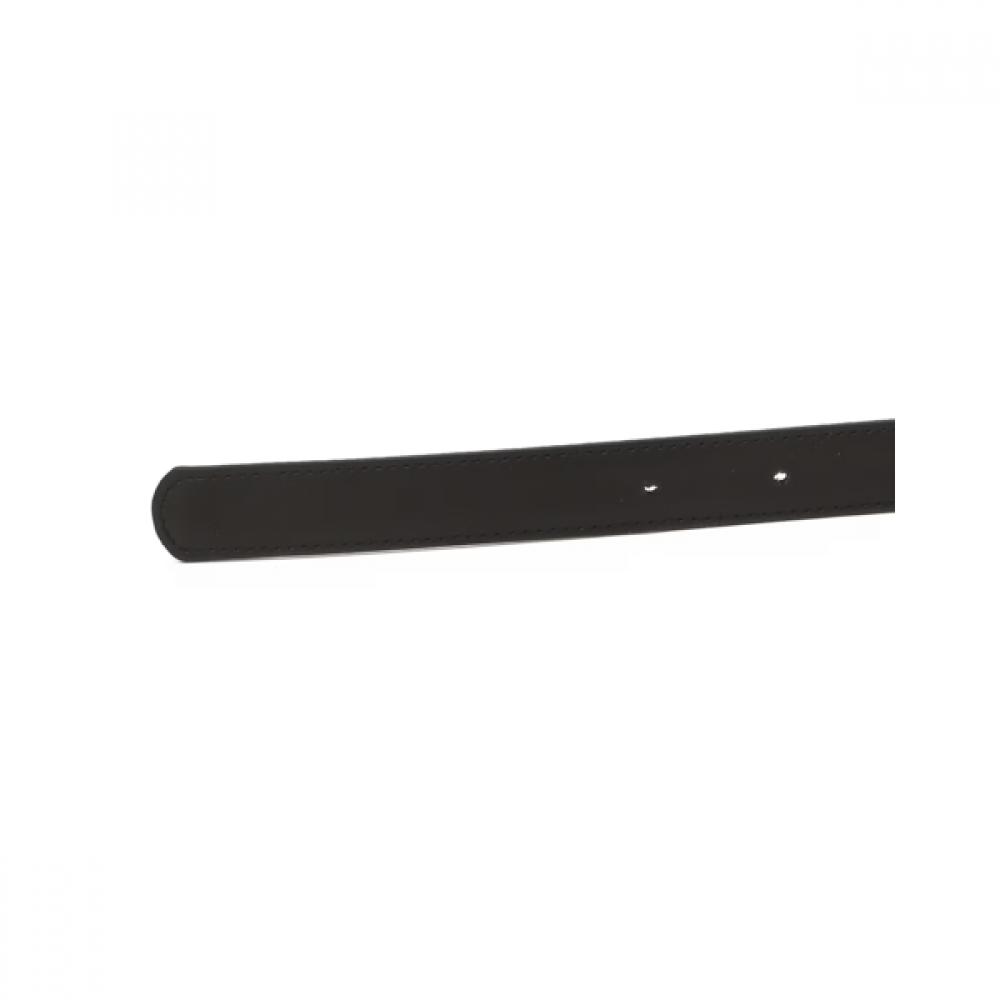 Daks Women Black Cow Leather Slim Belt Dbbe6f746bk