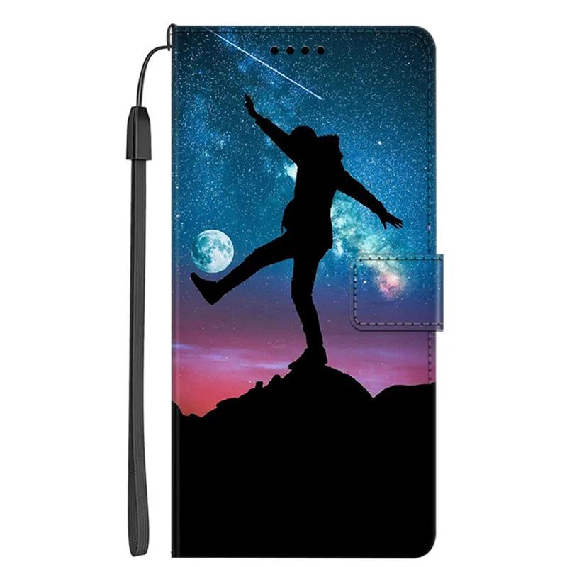 Чехол-книжка с магнитом из кожи для Motorola Edge 60 Pro, кошелек-книжка с откидной крышкой для Moto Edge 50 Neo S50 G05 G24 Power, Чехол для телефона Funda