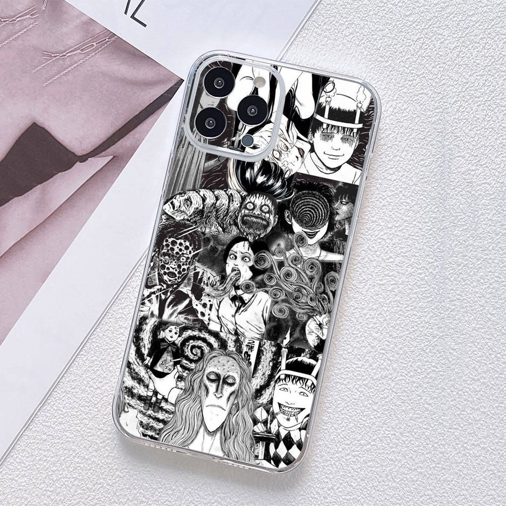 For Motorola Moto Edge 40 30 Neo G54 G24 G84 iPhone 15 14 Xiaomi Redmi Note 13 12 11 Pro Samsung Galaxy A34 A54 Tomie Junji Ito Anime Collection Case