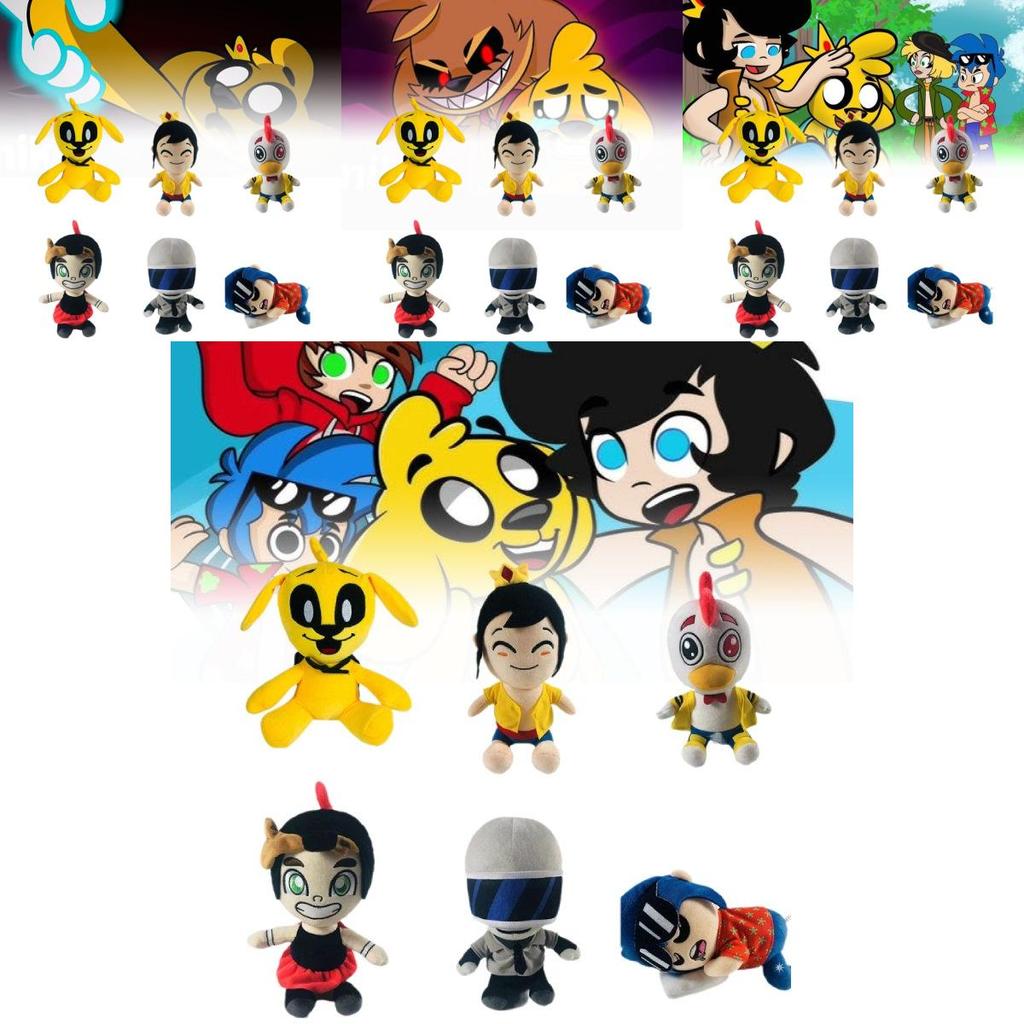 Очаровательная плюшевая игрушка Маска Желтого Пса Майккрека 25 см Мягкая и Удобная для Детей