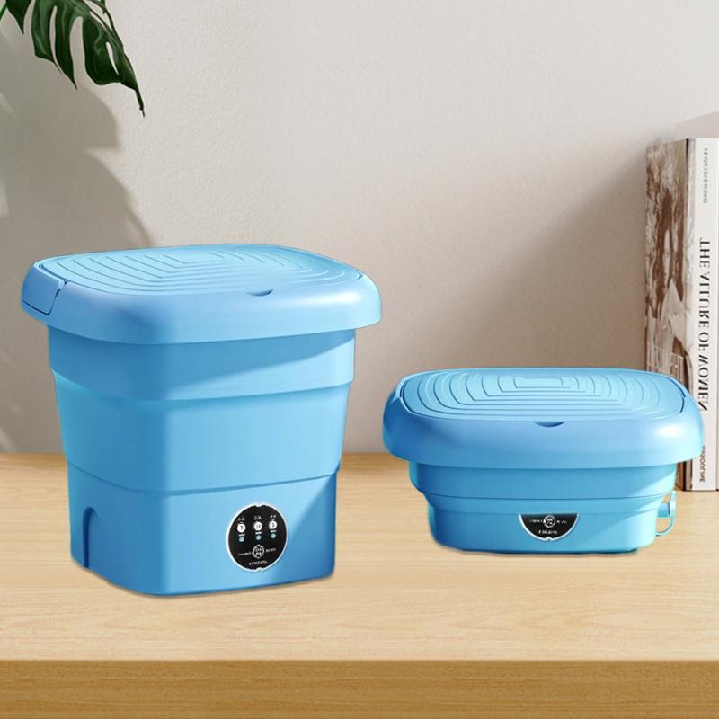 Складная стиральная машина для общежития Ведро для одежды, носков, белья, стиральная машина, портативная небольшая дорожная стиральная машина