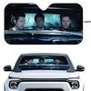 S-Supernatural Movie Car SunShade Windshield Foldable Three-layer Insulation Sunshade By Suction Cup Blocks UV Rays SunWindshield Sunshades 1