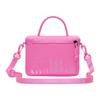 Nike Letter Print Detachable Shoulder Strap Fabric Tote Bag Women bags Playful-Pink White FN3059-675