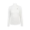 IAN POULTER DESIGN [Ijp Design] Женская базовая футболка с высоким воротником - Ipl5Wts534 Wh