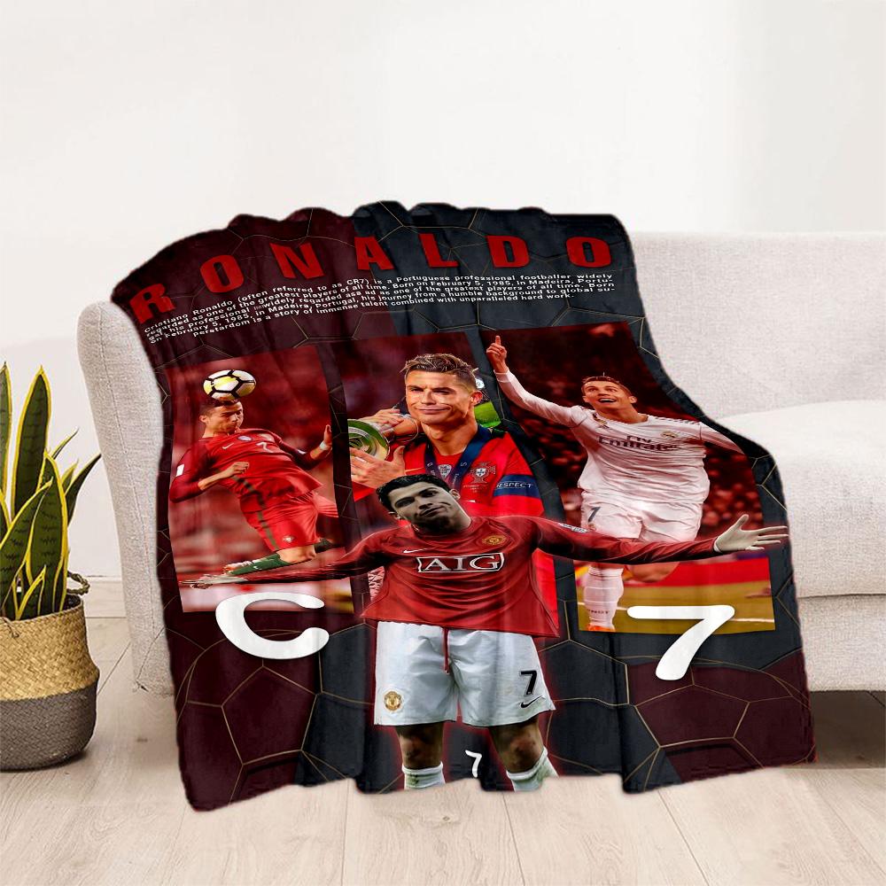 Cristiano Ronaldo 194 Blanket Durable Comfort Great for Bed Chair Bedding Four Seasons Universal Modern Gifts For Family Or Friends