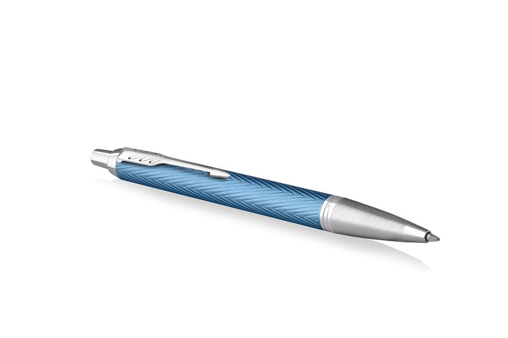 PARKER Ballpoint Pen IM Premium Blue Gray CT Medium Point Oil Based Gift Box Genuine Imported Product 2172750