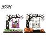 Halloween Table Decorations Funny Desktop Swing Decor, Spooky Home Decor for Living Room Entryway Holiday Displays Tabletop, Gothic Fall Themed