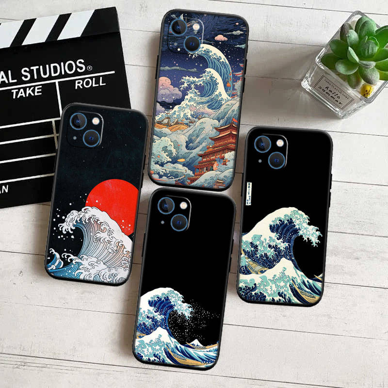 Чехол для телефона II6 Great Wave Off Kanagawa для Samsung A35 A25 A24 A15 A05S A05 M55 M35 M15 A06 A16 A02 A12 A13 A10 A20 A30 A22 A31 A32 A33 A41 A42 A50