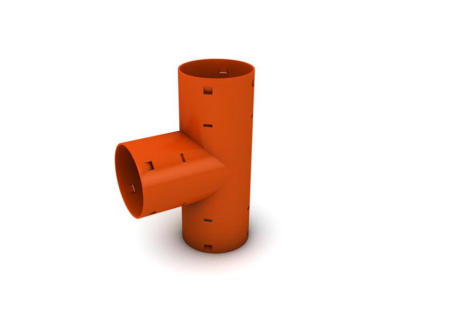 DRAINAGE TEE 100/100 90 DEGREE - HP/A022-2