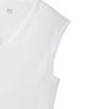 Gunze Sleeveless Size YV0018V Men's V-Neck Shirt, 2-Pack, White, 100% Cotton, 3L,