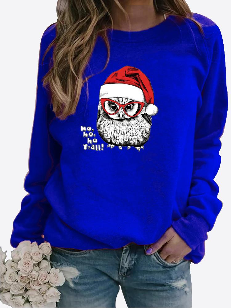 Осенний новый свитер, зимние женские топы с принтом, футболка, женская повседневная толстовка с круглым вырезом и длинными рукавами, блузка больших размеров