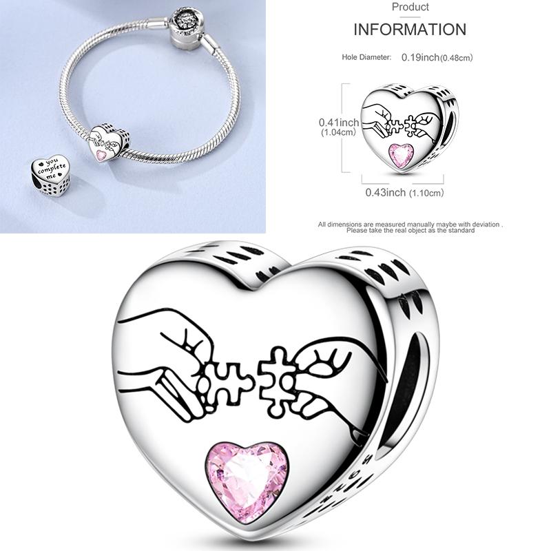 Charms Plata De Ley 925 Devil's Eye Infinity Eternal Symbol Dragonfly Positioning Buckle Charms Fit Women DIY Jewelry