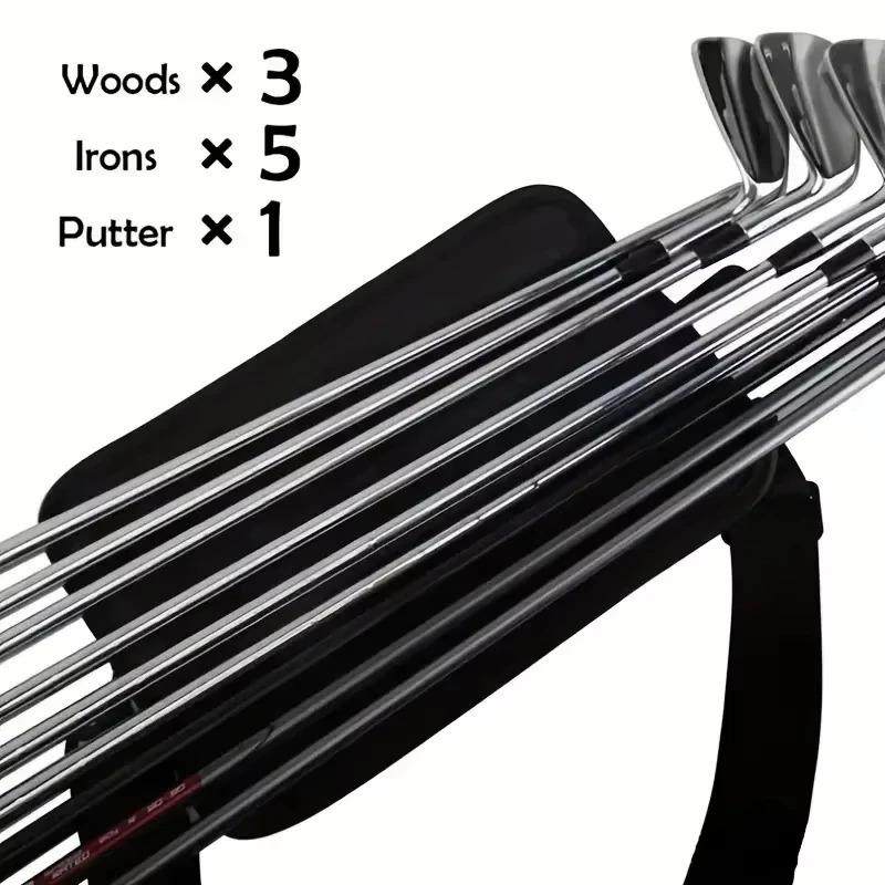 Lightweight Golf Stand Bag Mini Carrier With Adjustable Shoulder Strap For Men Driving Range Training Practice Case