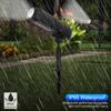 4PCS Solar Lawn Lights Outdoor LED Landscape Spotlights Wall Light Security Waterproof Adjustable Yard Lawn Driveway Tree Garden