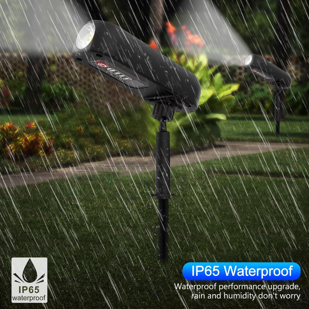 Светодиодные солнечные прожекторы, уличные регулируемые солнечные ландшафтные светильники, водонепроницаемые, с автоматическим включением/выключением, настенные светильники 2 в 1 для сада, двора, подъездной дороги, газона