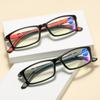 Eye Protection Oblong Eyeglasses Blue Ray Blocking Hyperopia Glasses  Men Women