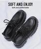 2025 Men's Breathable Thick-Soled Casual Leather Shoes - Trendy British Style