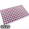 GGD 2088 Однотонный камень - Аметист SS20 x 20