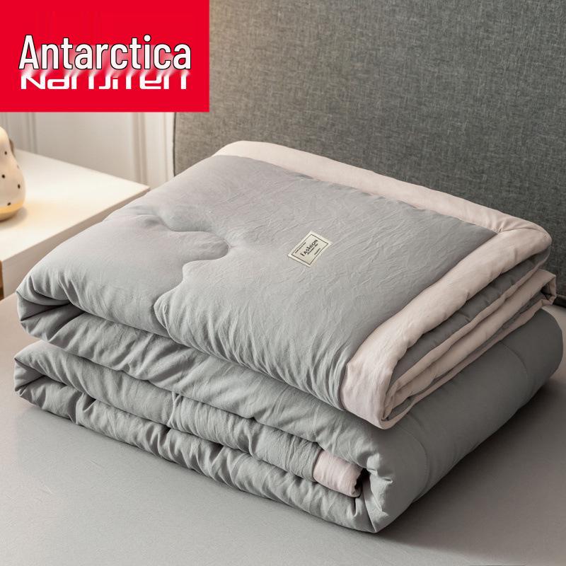 Antarctic Washed Cotton Lightweight Summer Quilt - Single/Dormitory, Double, Machine Washable