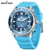 NORTH EDGE 2026 NEW ABYSS Солнечная Зарядка Дайверские Кварцевые Роскошные Часы Водонепроницаемые 200М Дайвинг Спорт Часы 316L Сталь 180+ Дней Автономной Работы