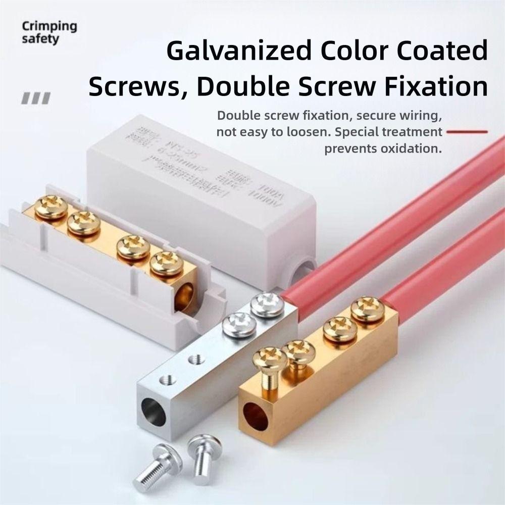 Electrical Connectors High Power High Power Splitter Conductor Brass Large Current Wire Connector Fast Connector Electrical