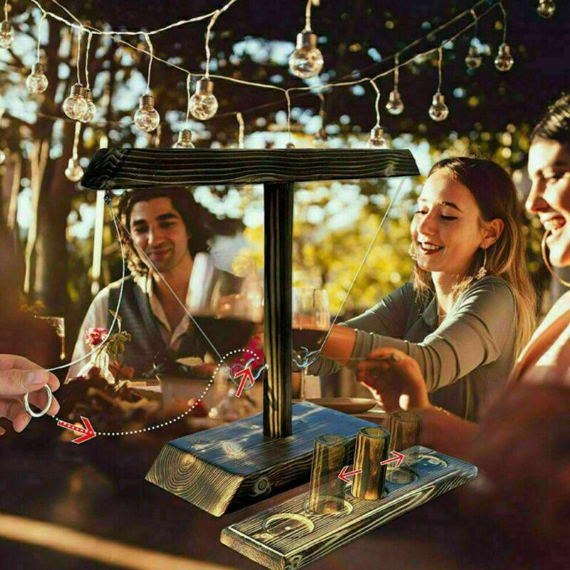 НОВЫЕ игры с выпивкой Игра с крючком и броском кольца Динамичная интерактивная игра Игра для вечеринок