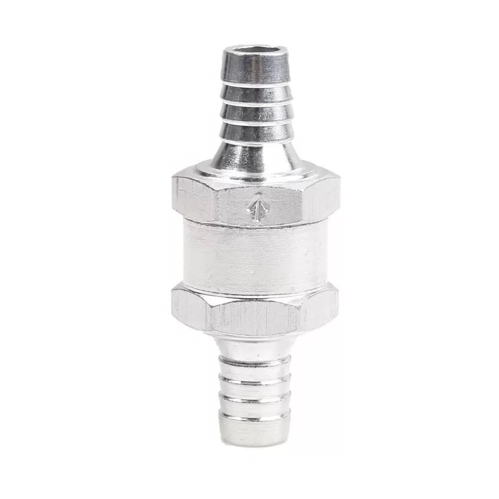 Aluminum Alloy Check Valve for Automotive Diesel Fuel Pipeline 6/8/10/12mm Sizes Available for Machinery