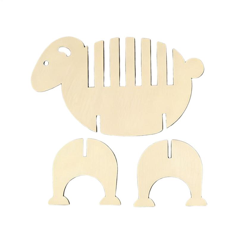 Creative Insulated Coaster Sheep Shaped Beverage Coaster Sheep Felt Coaster Water Absorbing Home Office Desk Decorative Ornament