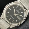 AUTOMATIC 7009A VINTAGE SEIKO JAPAN MENS BLACK COLOR DIAL WATCH A701660-5 R206c-a701660