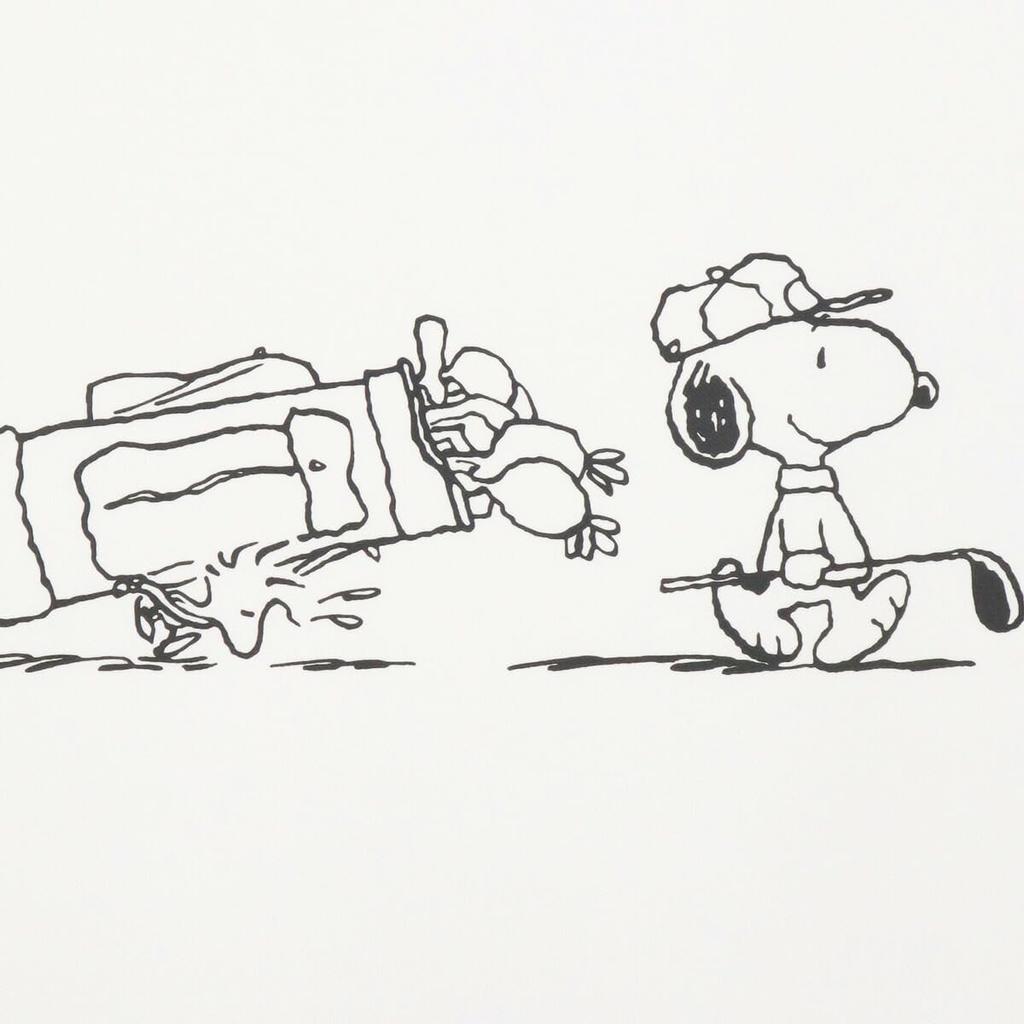 Футболка New Era Golf с коротким рукавом Peanuts Snoopy ONSPOTZ Golf со средним воротником, и Коллаборация, Эксклюзив, Белый, L, S/S