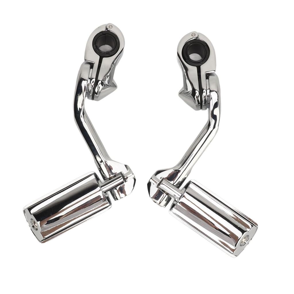 Engine Guard Highway Pegs Comfortable Motorcycle Highway Foot Pegs Reliable Durable for Davidson 2 (Long)