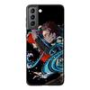 Чехол Fundas для Samsung Galaxy S9 S8 S10 S21 S22 S20 Plus Ultra S21fe S10e Note 20 10plus, чехлы для телефонов с изображением аниме «Убийца демонов»