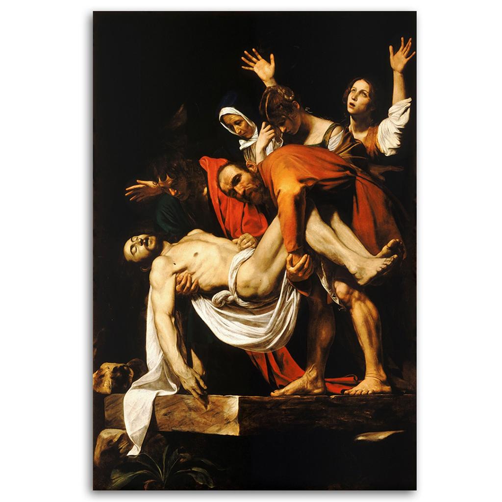 Холст, Картина «Снятие с креста» - репродукция Караваджо