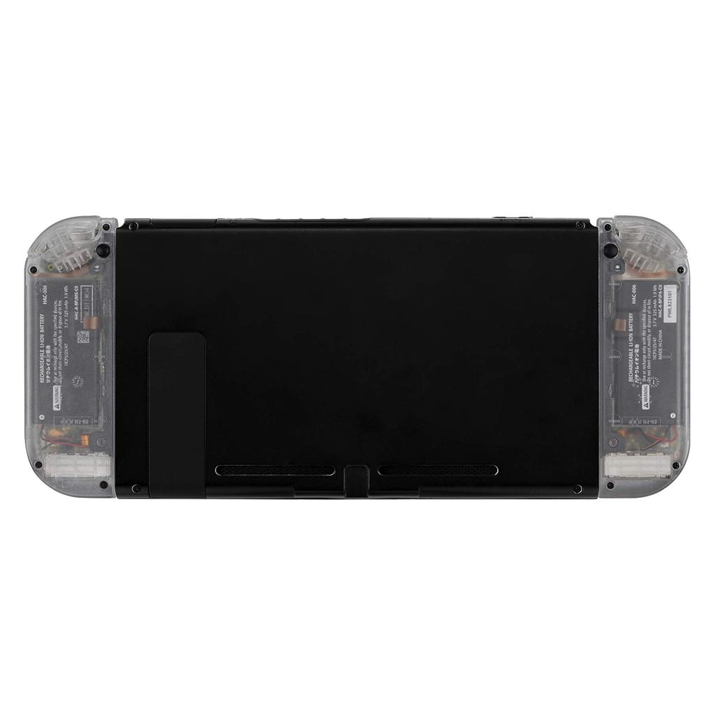 Корпус для портативного контроллера eXtremeRate Clear, совместимый с переключателем и сменным корпусом переключателя, совместимым с переключателем с полным набором кнопок