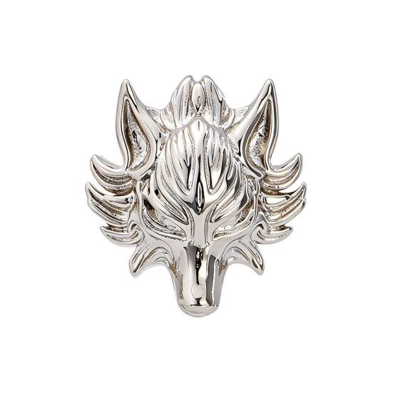 Brooch Pin, Versatile Animal-Shaped Brooch with Electroplated Surface, Lion Design Lapel Pin for Business Daily Wear