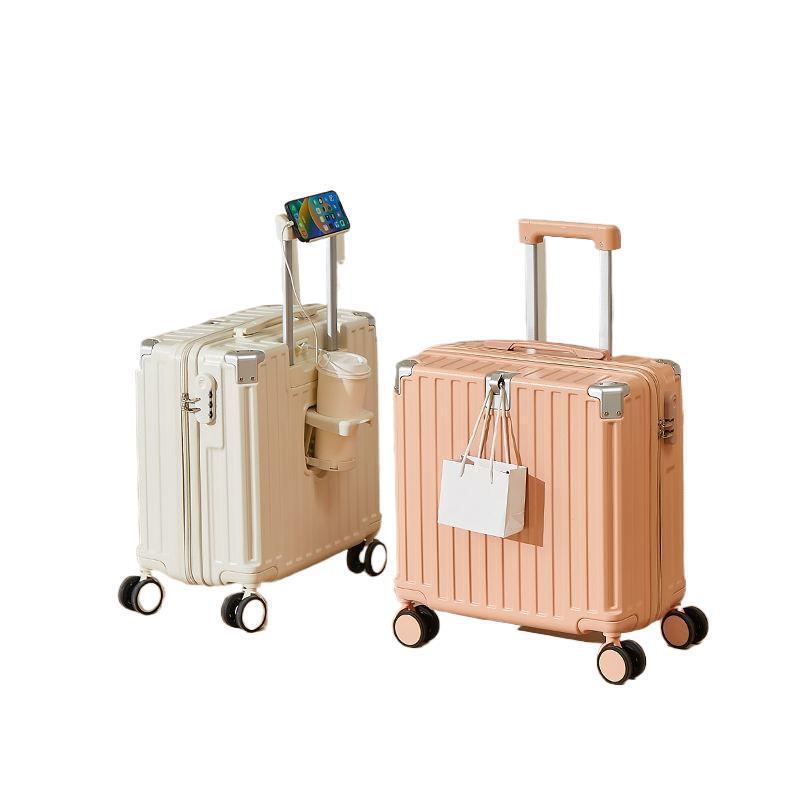 Стильный и прочный женский многофункциональный дорожный чемодан с бесшумными колесами