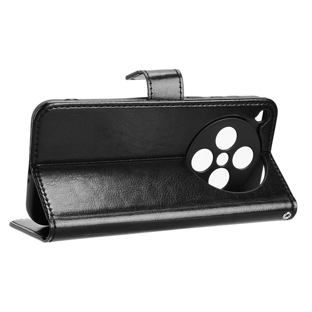 For Oppo Find X8s+ 5G PU Leather Case with Strap Crazy Horse Texture Phone Wallet Cover