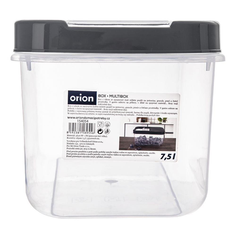 Gray Dispenser Storage Bin 7.5L
