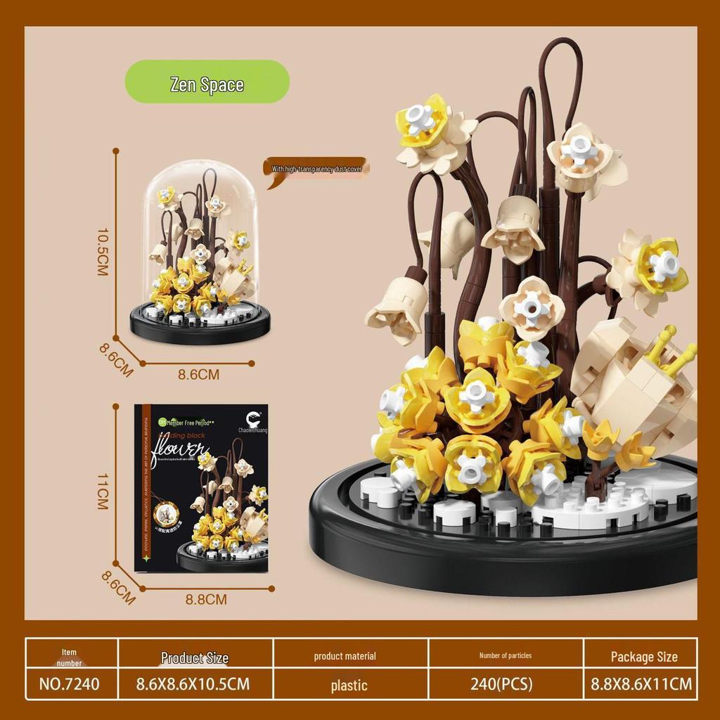 Суккулентный букет из цветов, конструктор - Праздничные подарки и игрушки