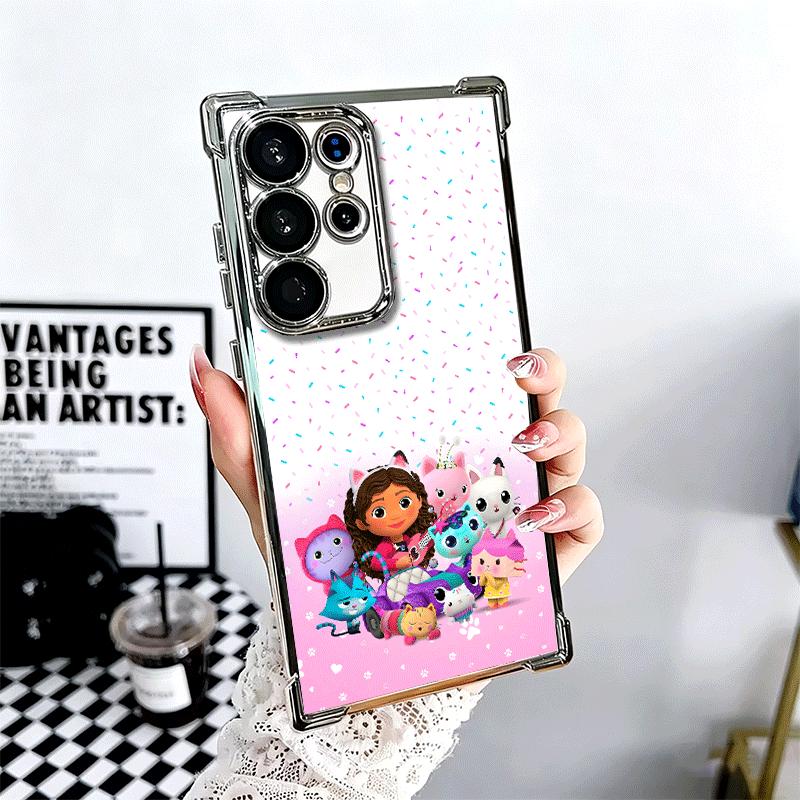 G-Gabbys Dollhouse Мультяшный Чехол для Телефона с Покрытием для Samsung Galaxy S24 S25 FE S26 Edge S23 Ultra S22 S21 Plus S20 Противоударный Airaba