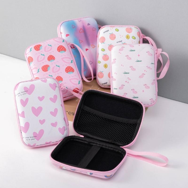 Multicolored Cartoon Shockproof Storage Case Waterproof EVA Materials Compact For Camera Gear School Supplies