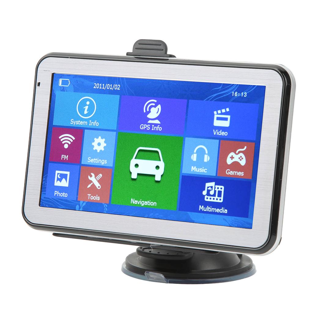 GPS Navigator 5 In Touch Screen 256MB 8G 3D 2D Maps for Cars Bicycles Ambulances Buses